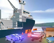 Car transporter ship simulator kamionos HTML5 jtk