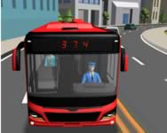 Real bus simulator 3D kamionos HTML5 jtk